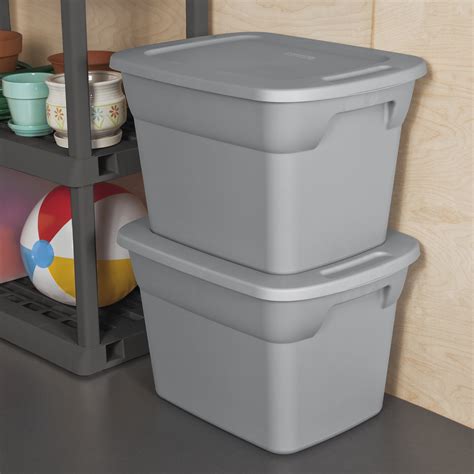 sterilite tote box steel|sterilite box with lid.